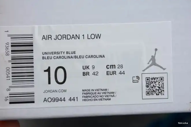 Rep TBK Jordan AO9944-441 UNC Air (W) 1 Low 0618